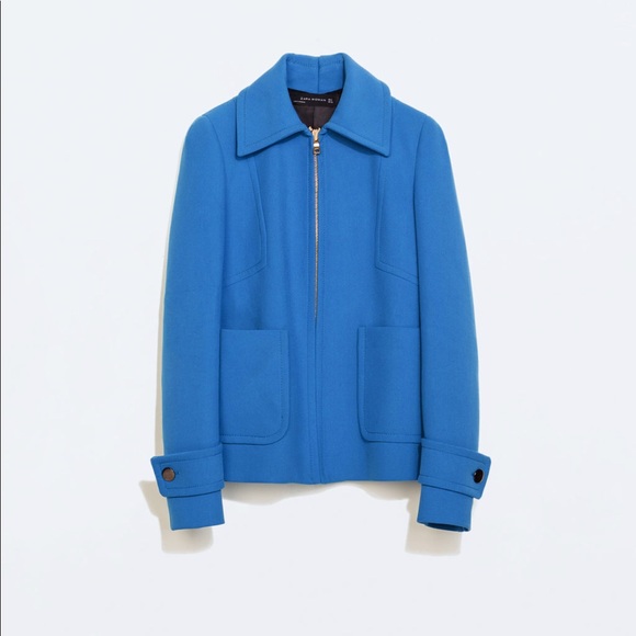 Last drop❗️blue Zara jacket - Picture 1 of 8
